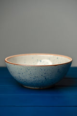 Blue Azure Spotted Bowl Large