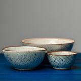 Blue Azure Spotted Bowl Large