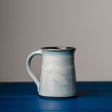 Blue Azure Six Leaf Coffee Mug