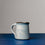 Blue Azure Four Leaf Mug   Set of 2