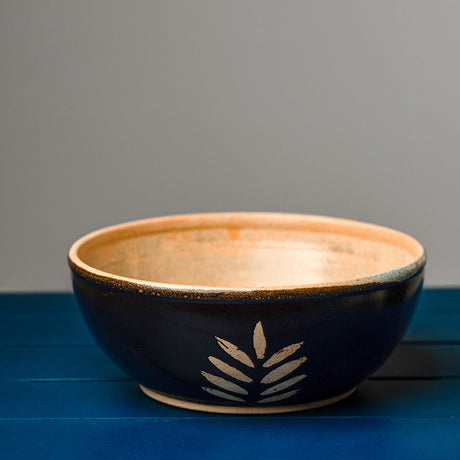 Deep Blue Flat Platter