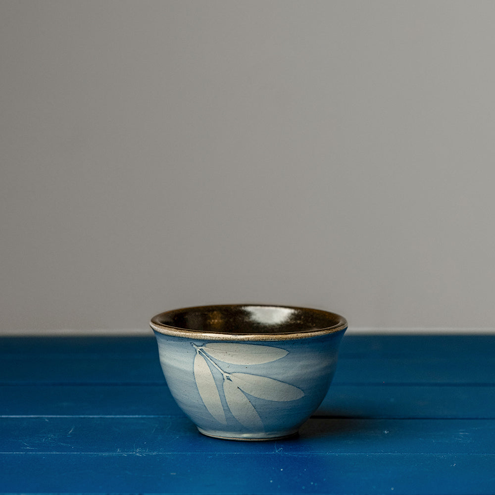 Blue Azure Four Leaf Bowl Medium