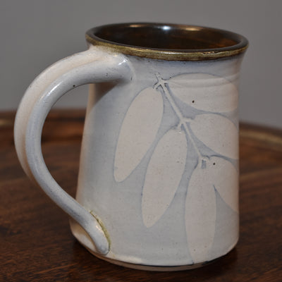 Blue Azure Six Leaf Coffee Mug - Set of 2