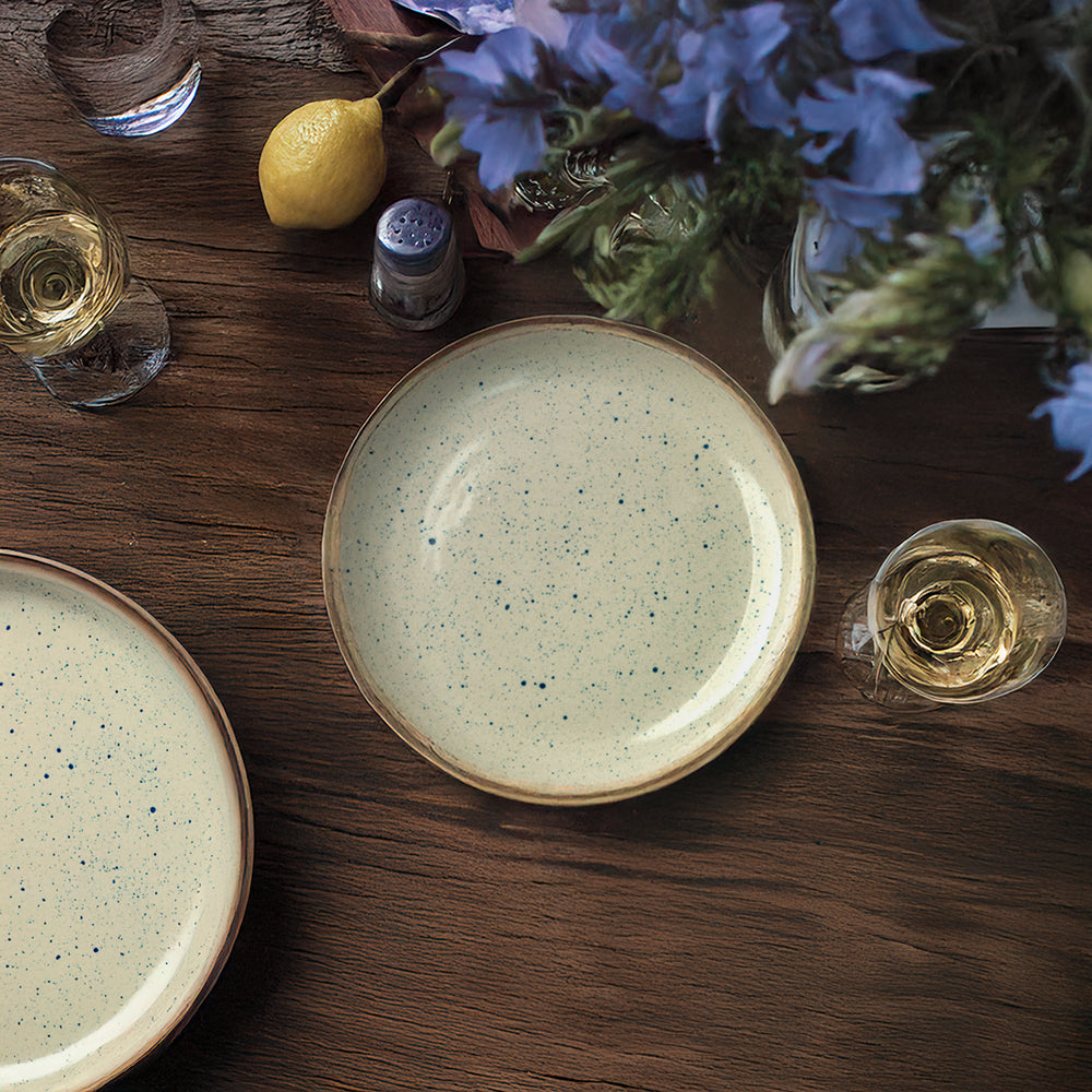 Blue Azure Quarter Plate Set of 2