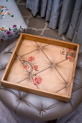 WoodenTray Printed Square